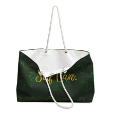 Load image into Gallery viewer, Self Care Weekender Bag, Travel Tote, Gym Bag, Beach Bag, Mother's Day Gift, Spa Day Essential, Weekend Getaway Bag