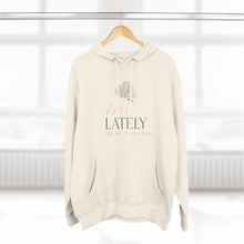 Load image into Gallery viewer, Zen Lately Fleece Hoodie for Mindfulness & Comfort, Cozy Layer for Relaxation and Self-Care, Gift for Yoga Lovers & Chill Days