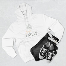 Load image into Gallery viewer, Zen Lately Fleece Hoodie for Mindfulness & Comfort, Cozy Layer for Relaxation and Self-Care, Gift for Yoga Lovers & Chill Days