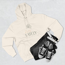 Load image into Gallery viewer, Zen Lately Fleece Hoodie for Mindfulness & Comfort, Cozy Layer for Relaxation and Self-Care, Gift for Yoga Lovers & Chill Days