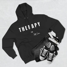 Load image into Gallery viewer, Self-Care Therapy Fleece Hoodie - Cozy Gift for Mental Wellness, Mindfulness, Relaxation, Self-Love, Homewear