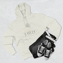 Load image into Gallery viewer, Zen Lately Fleece Hoodie for Mindfulness & Comfort, Cozy Layer for Relaxation and Self-Care, Gift for Yoga Lovers & Chill Days