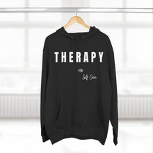 Load image into Gallery viewer, Self-Care Therapy Fleece Hoodie - Cozy Gift for Mental Wellness, Mindfulness, Relaxation, Self-Love, Homewear