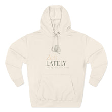 Load image into Gallery viewer, Zen Lately Fleece Hoodie for Mindfulness & Comfort, Cozy Layer for Relaxation and Self-Care, Gift for Yoga Lovers & Chill Days