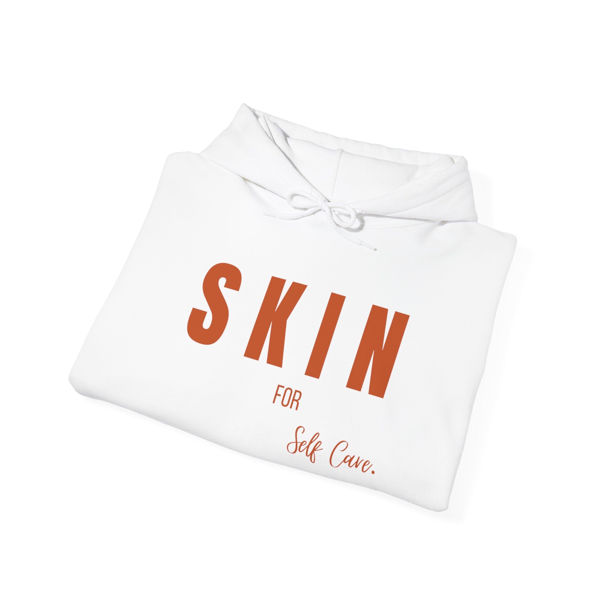 Skin For Self Care Hoodie - Unisex Heavy Blend™, Relaxed Fit Sweatshirt, Cozy Gift, Self-Care Apparel, Everyday Comfort Wear