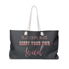 Self Care Weekender Tote Bag