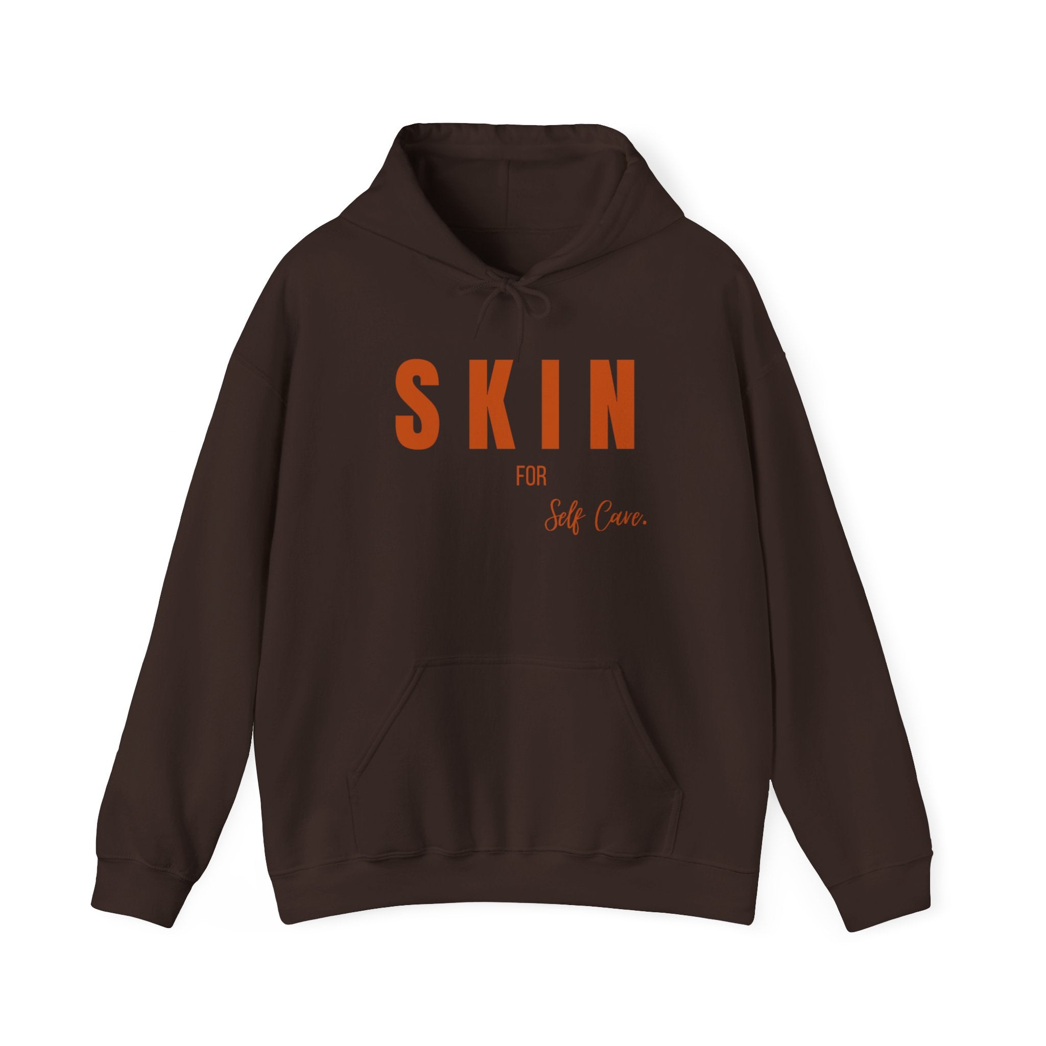 Skin For Self Care Hoodie - Unisex Heavy Blend™, Relaxed Fit Sweatshirt, Cozy Gift, Self-Care Apparel, Everyday Comfort Wear