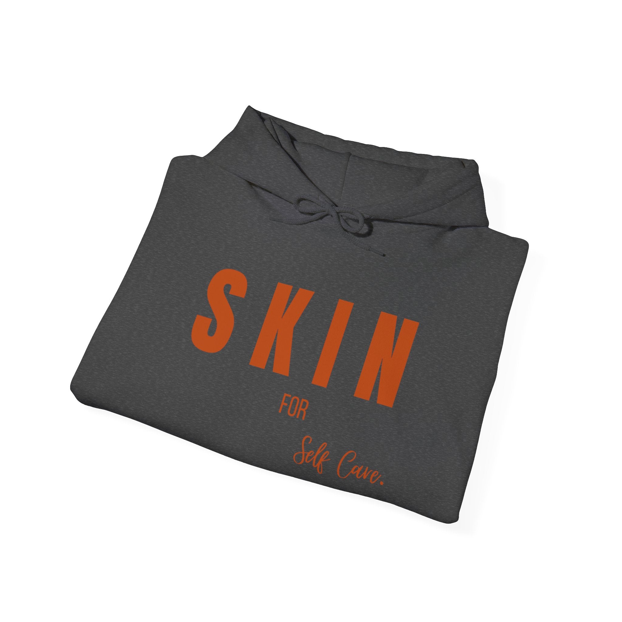 Skin For Self Care Hoodie - Unisex Heavy Blend™, Relaxed Fit Sweatshirt, Cozy Gift, Self-Care Apparel, Everyday Comfort Wear
