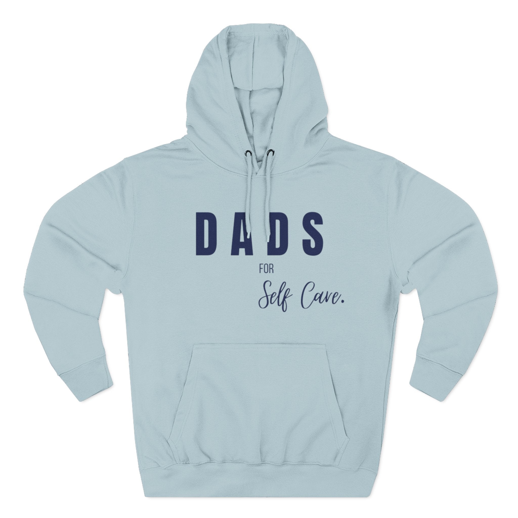 Dads Self-Care Fleece Hoodie | Cozy Gift for Fathers | Perfect for Dad's Day, Birthdays, Relaxation, Family Time, Casual Wear