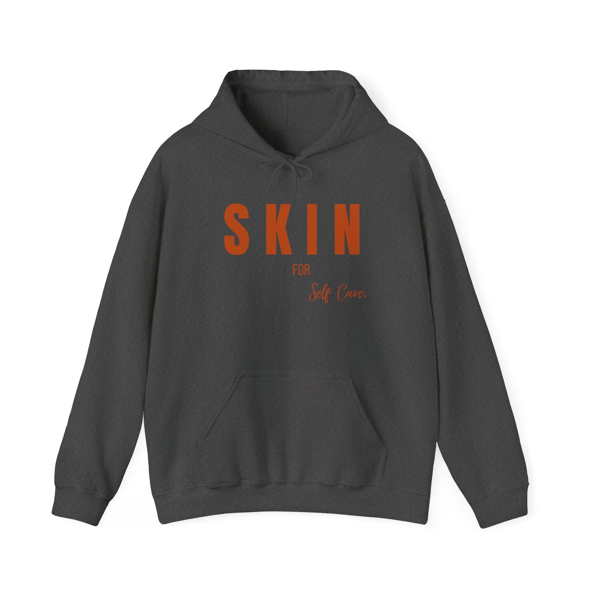 Skin For Self Care Hoodie - Unisex Heavy Blend™, Relaxed Fit Sweatshirt, Cozy Gift, Self-Care Apparel, Everyday Comfort Wear