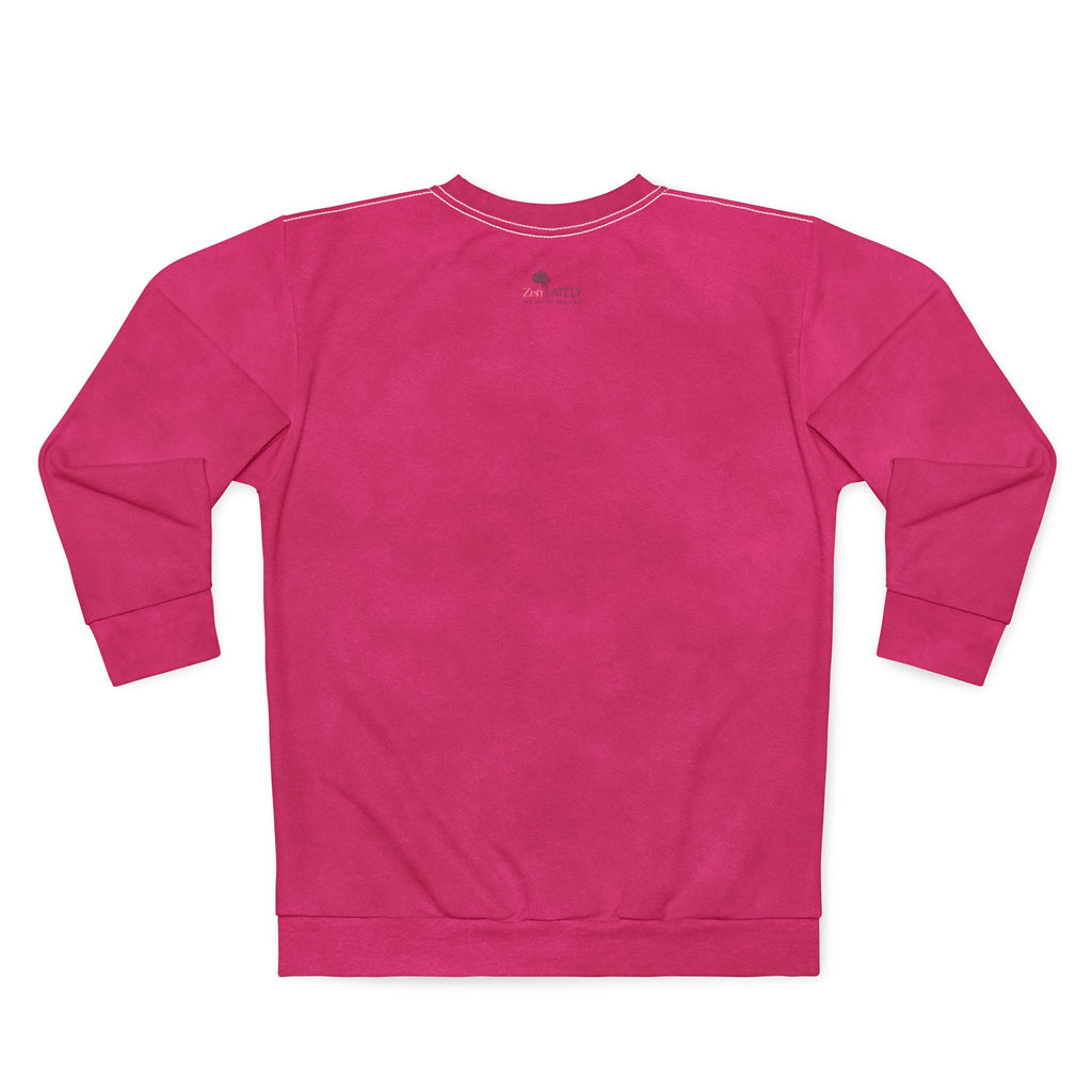 Permission to Chill — All-Over Pink Dye Sublimation Long-Sleeve