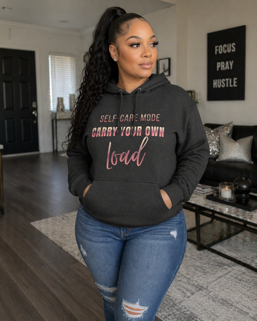 Healing Hoodie: For women choosing themselves - without guilt.
