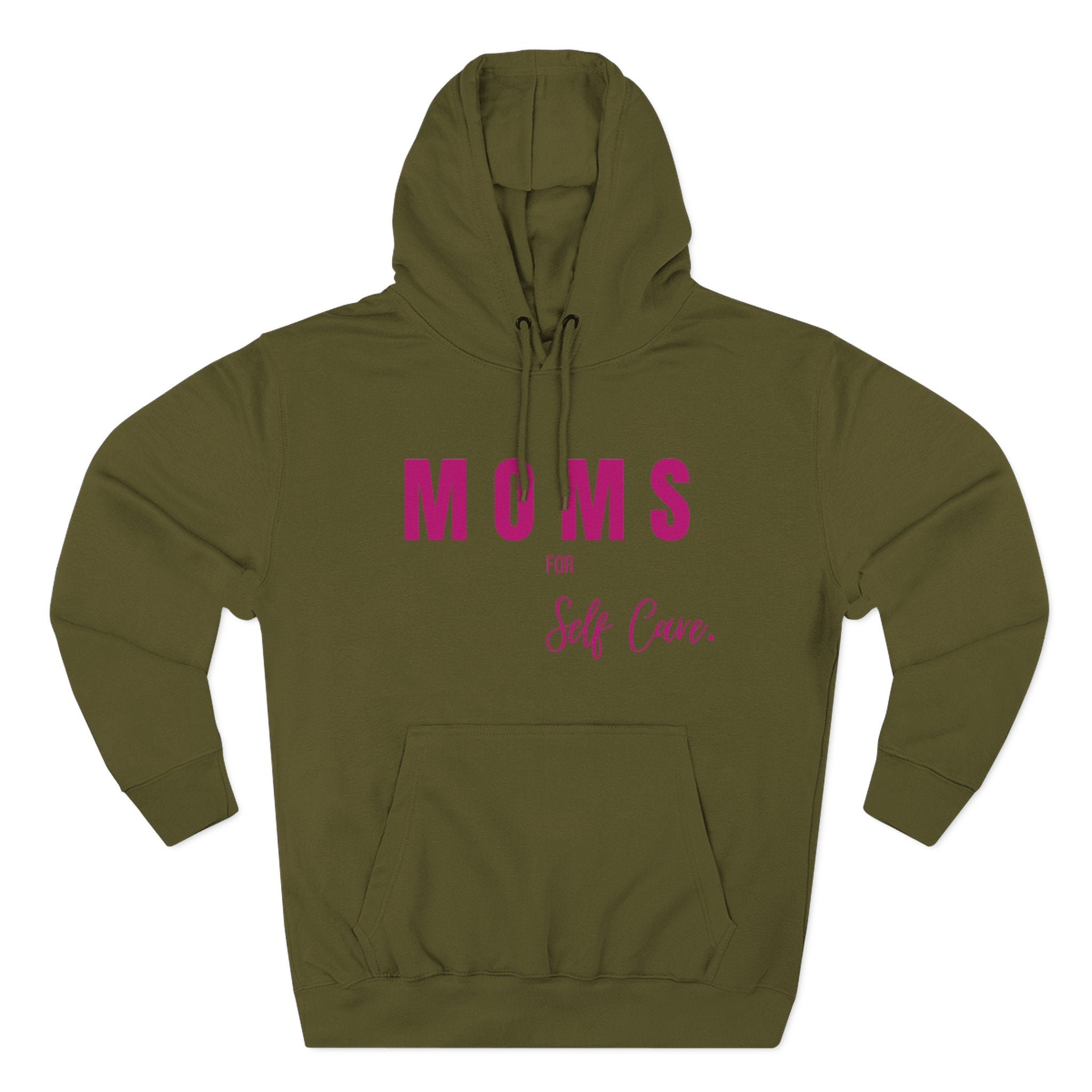 Moms Self Care Fleece Hoodie, Cozy Sweatshirt for Moms, Mother's Day Gift, Relaxation Hoodie, Self-Care Apparel