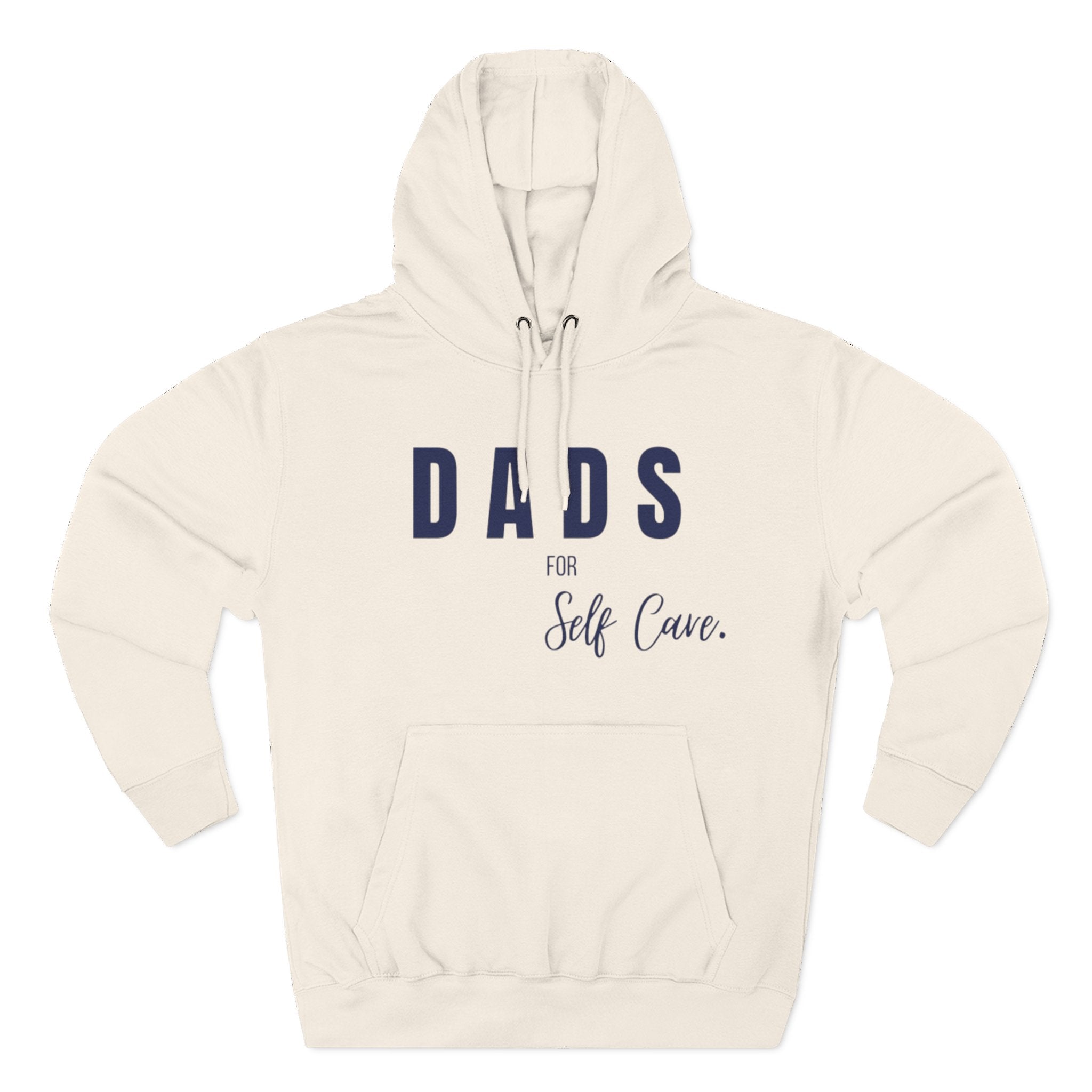 Dads Self-Care Fleece Hoodie | Cozy Gift for Fathers | Perfect for Dad's Day, Birthdays, Relaxation, Family Time, Casual Wear