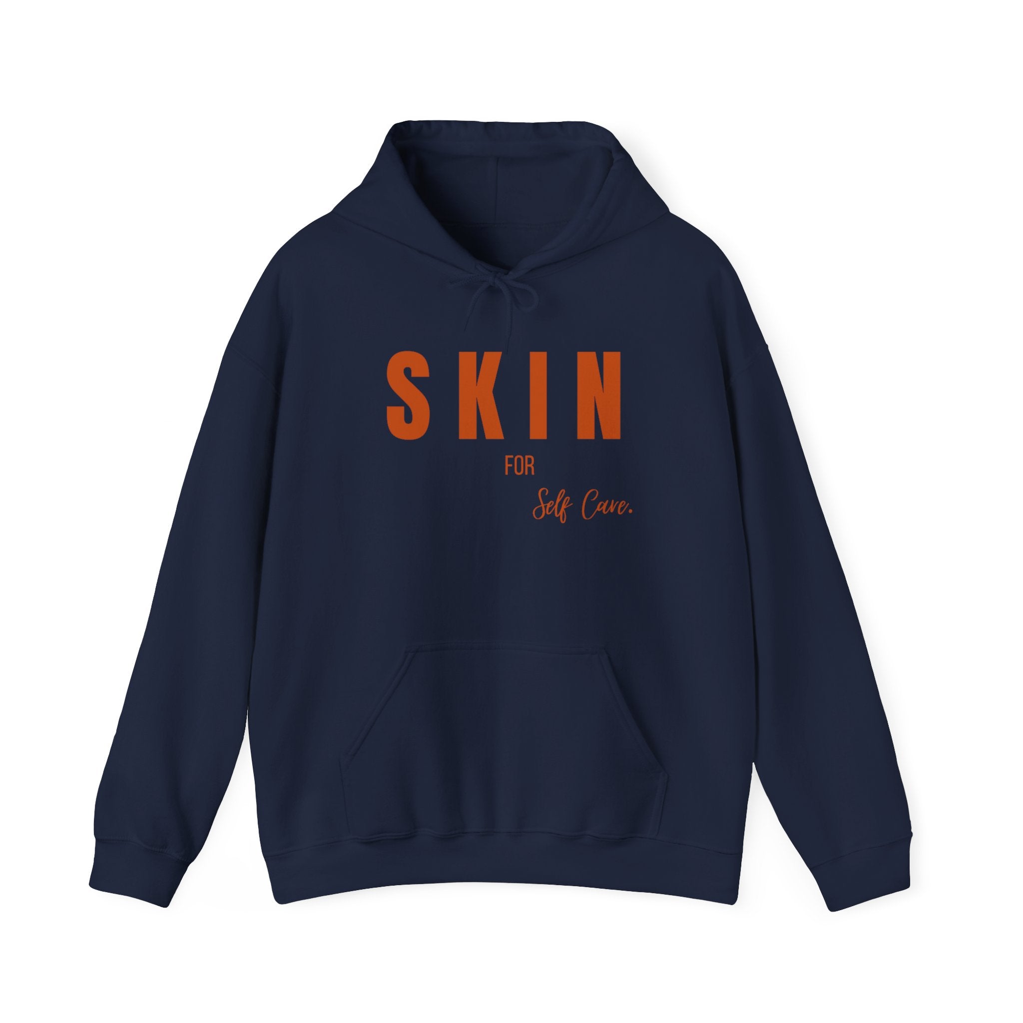 Skin For Self Care Hoodie - Unisex Heavy Blend™, Relaxed Fit Sweatshirt, Cozy Gift, Self-Care Apparel, Everyday Comfort Wear