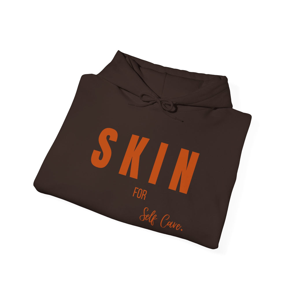 Skin For Self Care Hoodie - Unisex Heavy Blend™, Relaxed Fit Sweatshirt, Cozy Gift, Self-Care Apparel, Everyday Comfort Wear