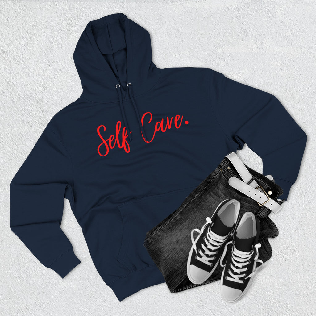 Cozy Self Cave Hoodie, Fleece Pullover, Gift for Her, Relaxation Wear, Self-Care Apparel, Winter Clothing, Birthday Present, Everyday [...]