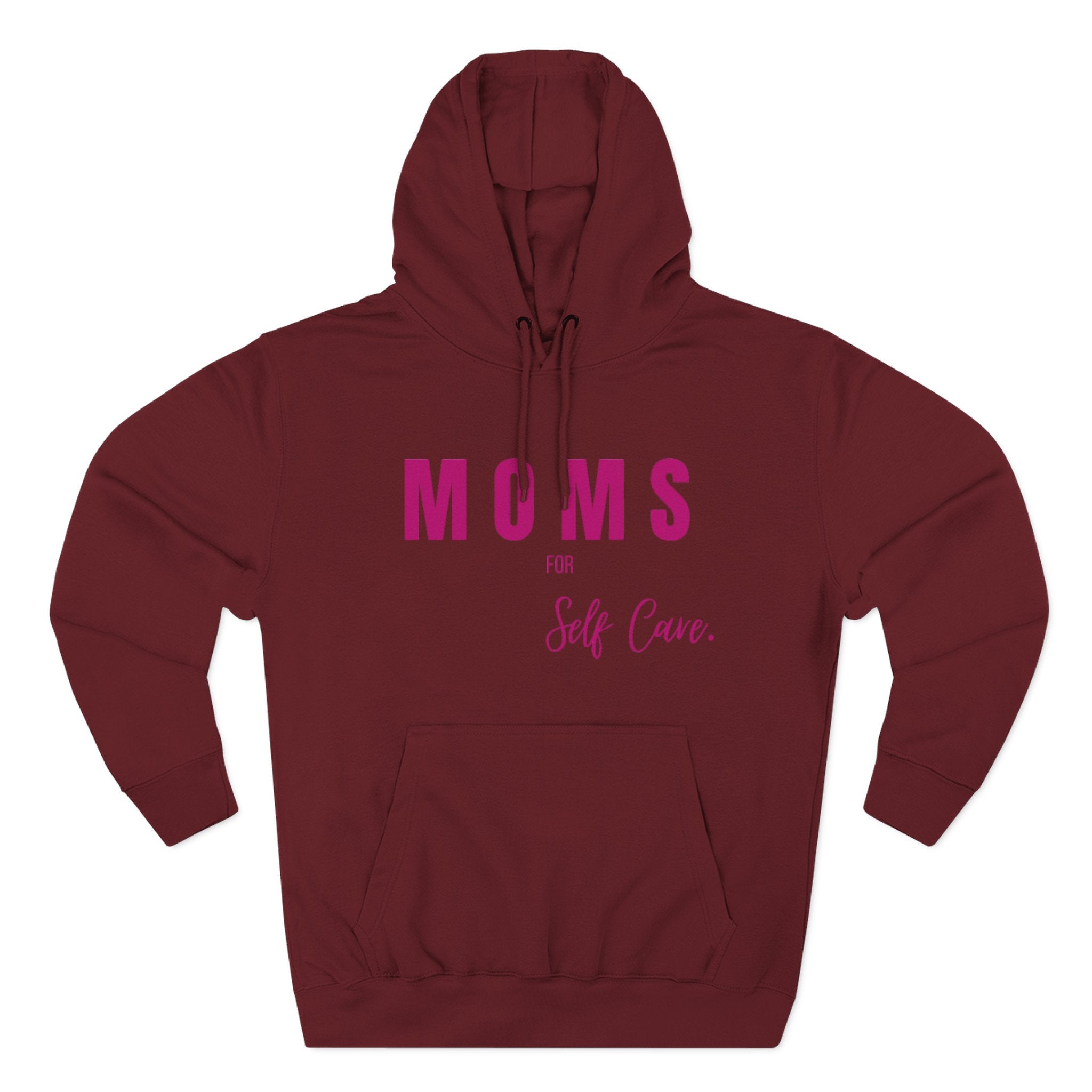 Moms Self Care Fleece Hoodie, Cozy Sweatshirt for Moms, Mother's Day Gift, Relaxation Hoodie, Self-Care Apparel