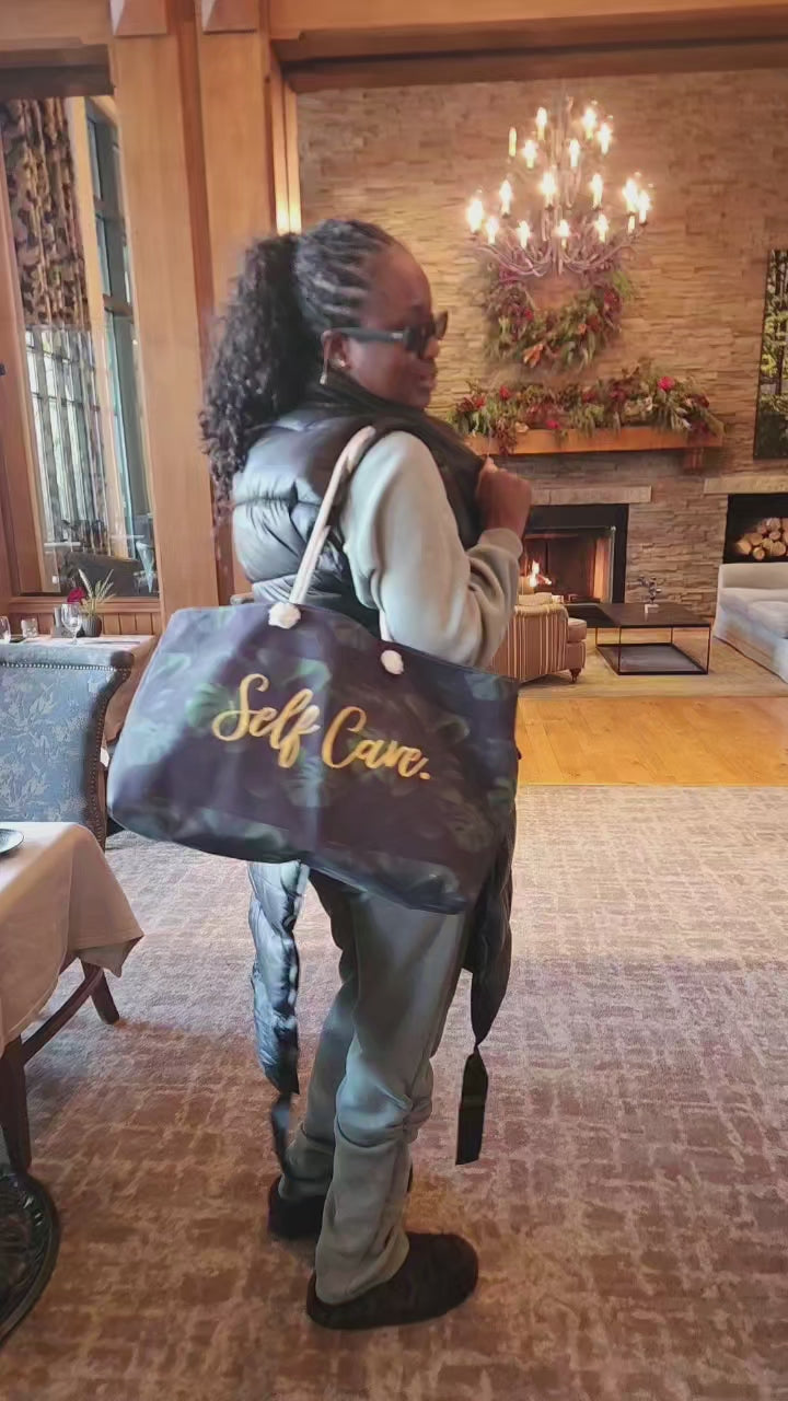 Self Care Weekender Tote Bag